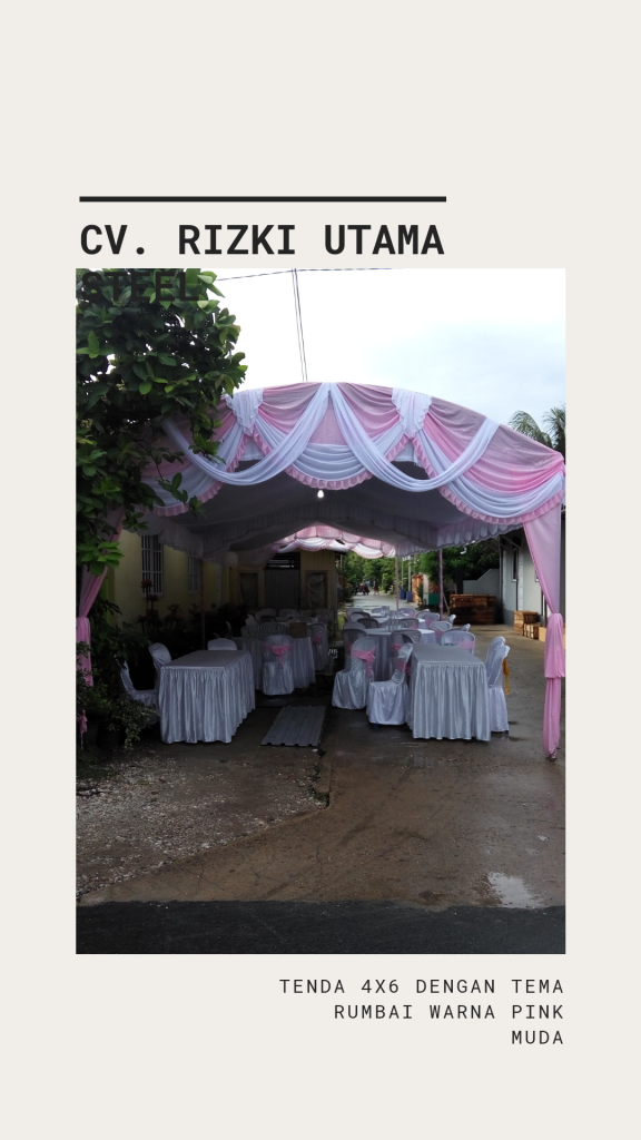 tenda pernikahan lengkung